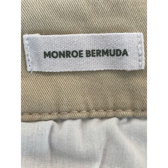 LOFT OUTLET Monroe Bermuda shorts khaki tan 8 - Picture 4 of 8